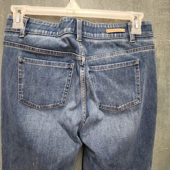 Soft Surroundings Jeans Medium Blue The Ultimate Denim Relaxed Straight - Picture 4 of 12